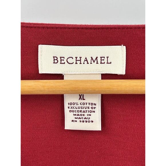 Bechamel Red Embroidered‎ Knit Cardigan Floral Size Xlarge - Picture 16 of 16